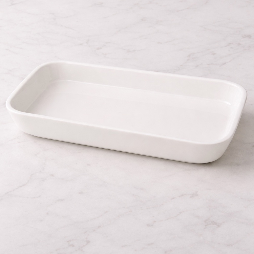 🍋 Vintage Eastern Airlines Oven-Safe Porcelain Serving Tray – White